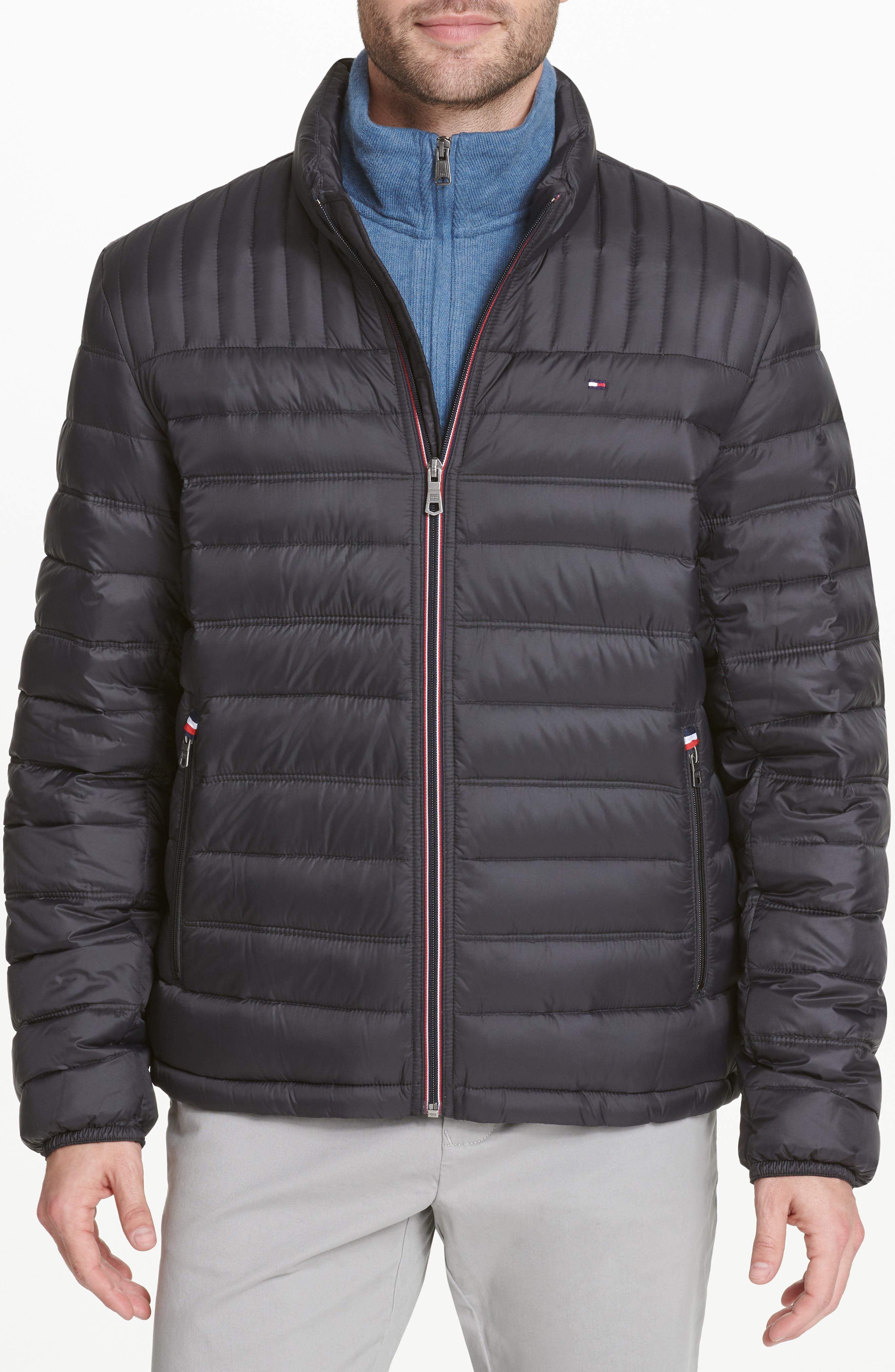 Packable Colorblocked Puffer Jacket