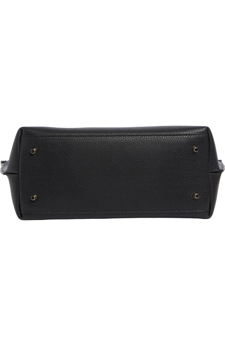 Furla Classic Medium Leather Tote, Alternate, color, Nero
