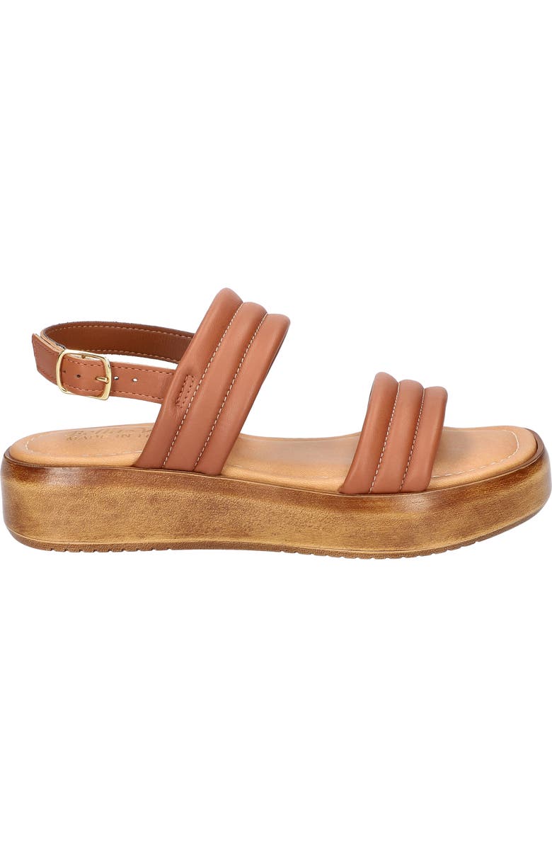 Bella Vita Ode Platform Sandal, Alternate, color, Whiskey Italian Leather