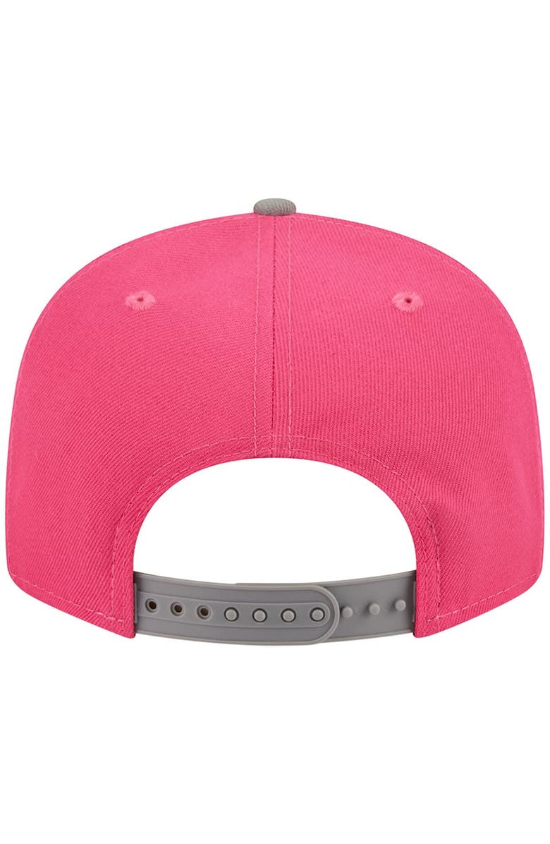 New Era Men's New Era Pink/Gray Los Angeles Rams 2-Tone Color Pack 9FIFTY Snapback Hat, Alternate, color, 