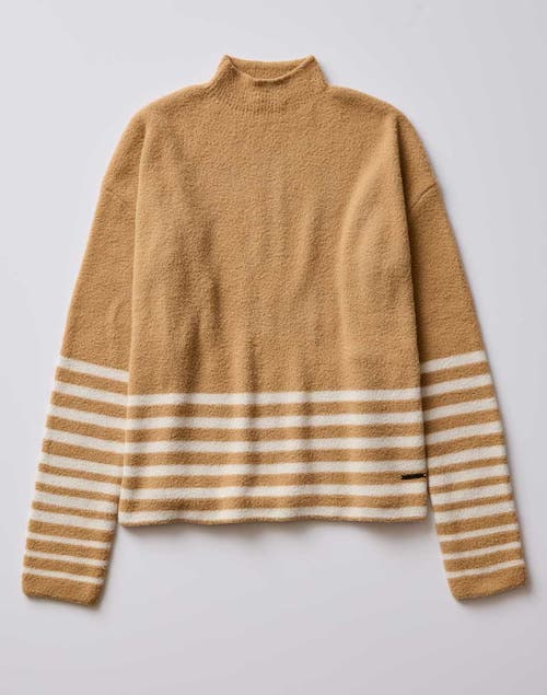 Carve Designs Olivia Plush Sweater In Brown