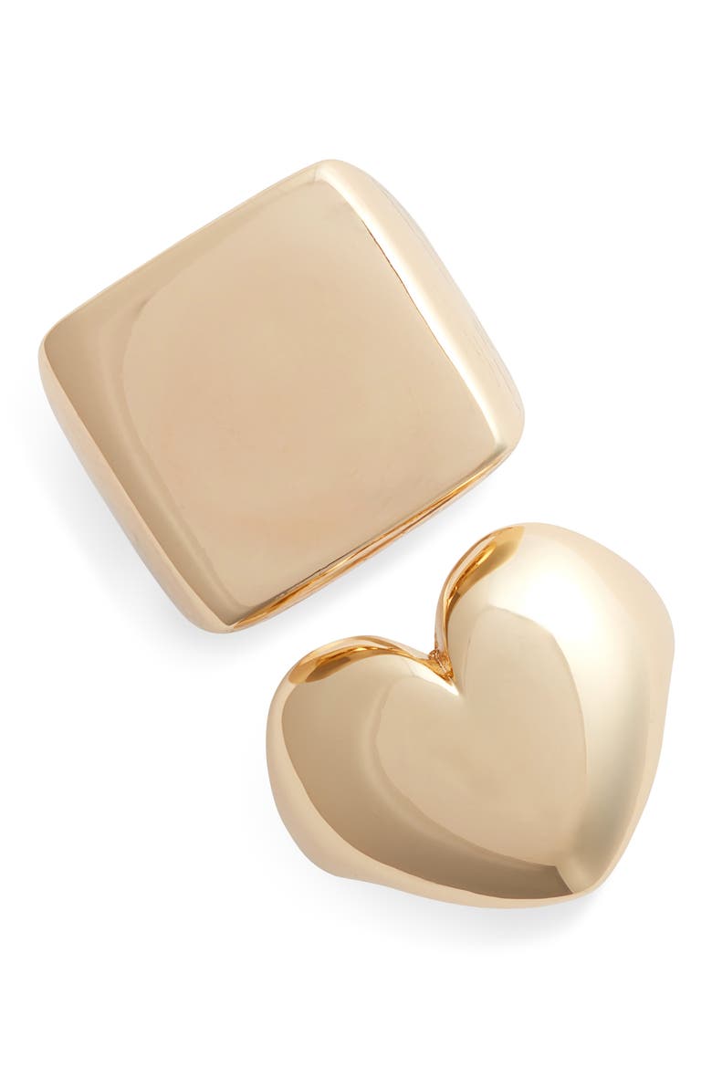 Set of 2 Rings, Main, color, GOLD