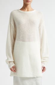 TOTEME Longline Mohair Blend Sweater