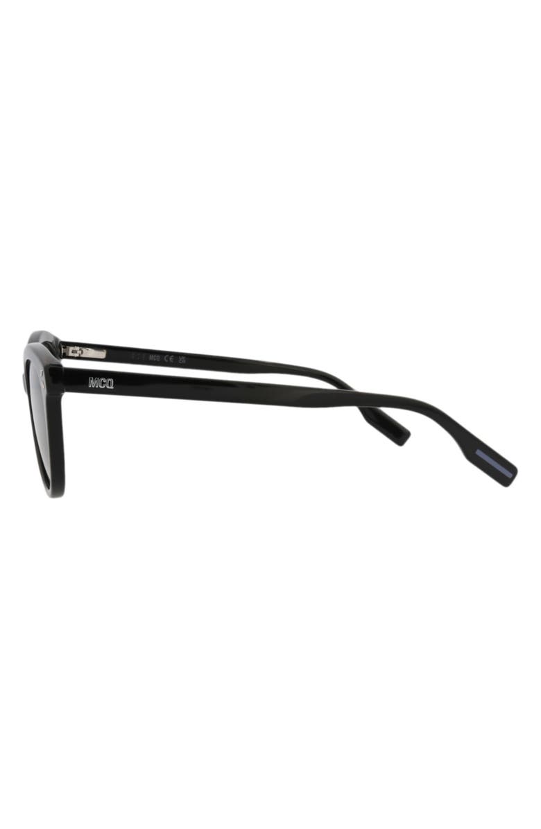 MCQ 51mm Core Cat Eye Sunglasses, Alternate, color, Black Black Grey