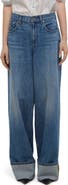 Helmut Lang Cuffed Wide Leg Jeans
