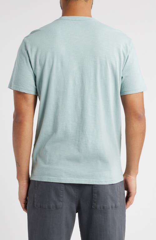 Treasure & Bond Lived In Slub Jersey Crewneck T-shirt In Blue