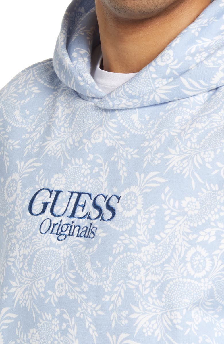 GUESS ORIGINALS Jensen Paisley Print Hoodie, Alternate, color, 