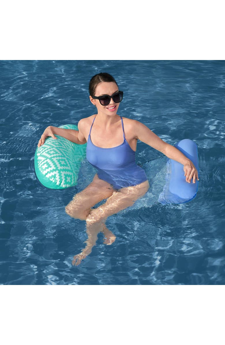 H2OGO! Comfort Plush Hammock Pool Water Beach Lounge Float, Alternate, color, 