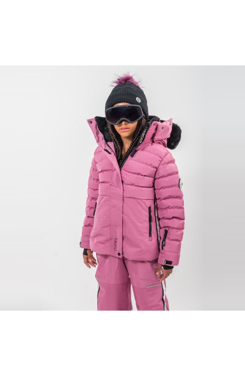 ÖSNO Jenna Luxury Snowsuit, Main, color, Pastel Pink
