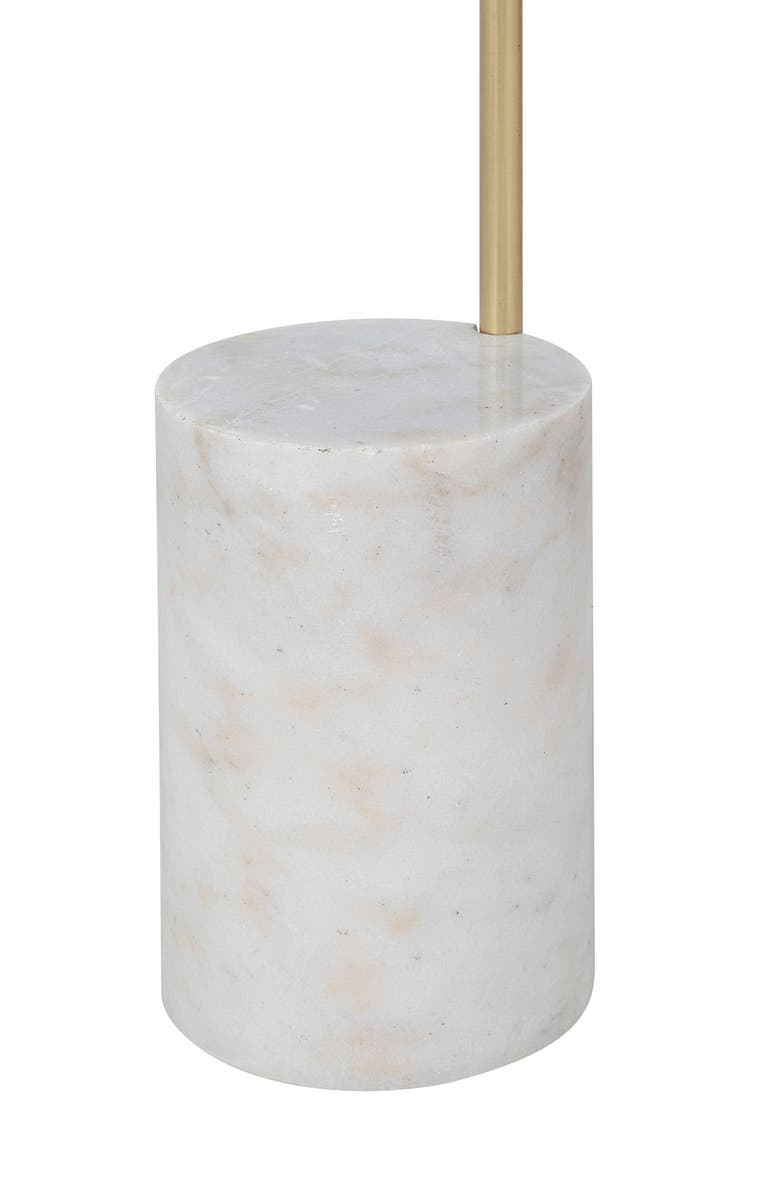 Renwil Merlot Satin Brass Floor Lamp, Alternate, color, 