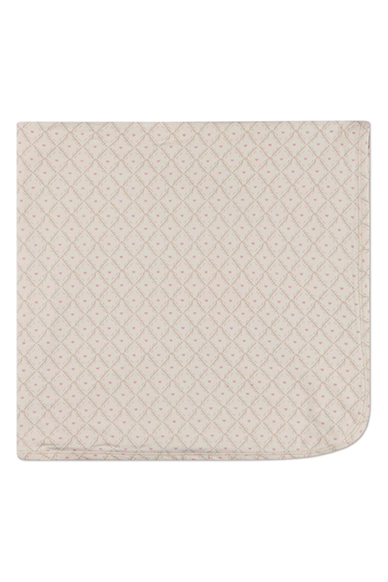 Baby Harlequin Heart All-Over Printed Swaddle Blanket, Alternate, color, Pink