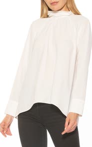 Alexia Admor Danielle Draped Blouse