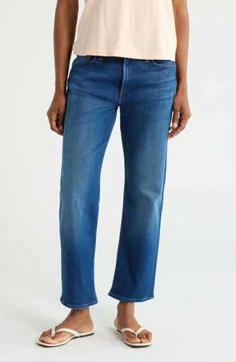The Newbie High Waist Ankle Straight Leg Jeans