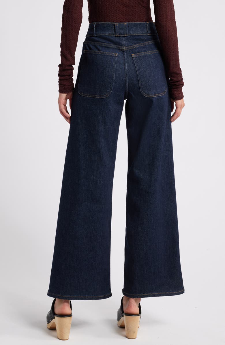 FRAME Modern High Waist Wide Leg Jeans, Alternate, color, Rinse