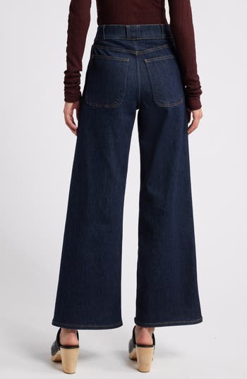 【MODERNIF】Plan Semi Wide Denim Pants modernif (モダンイフ) - シオンライトブルーセミワイドデニム