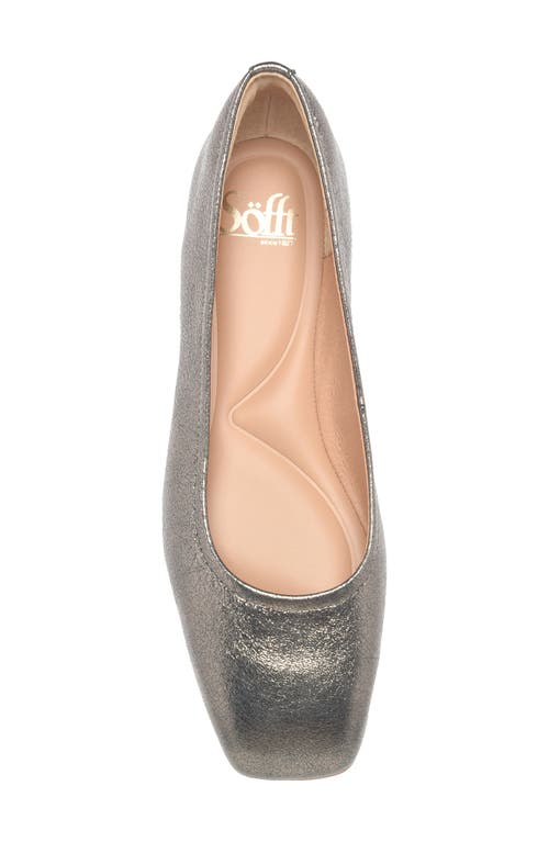 Söfft Poppy Square Toe Flat In Brown