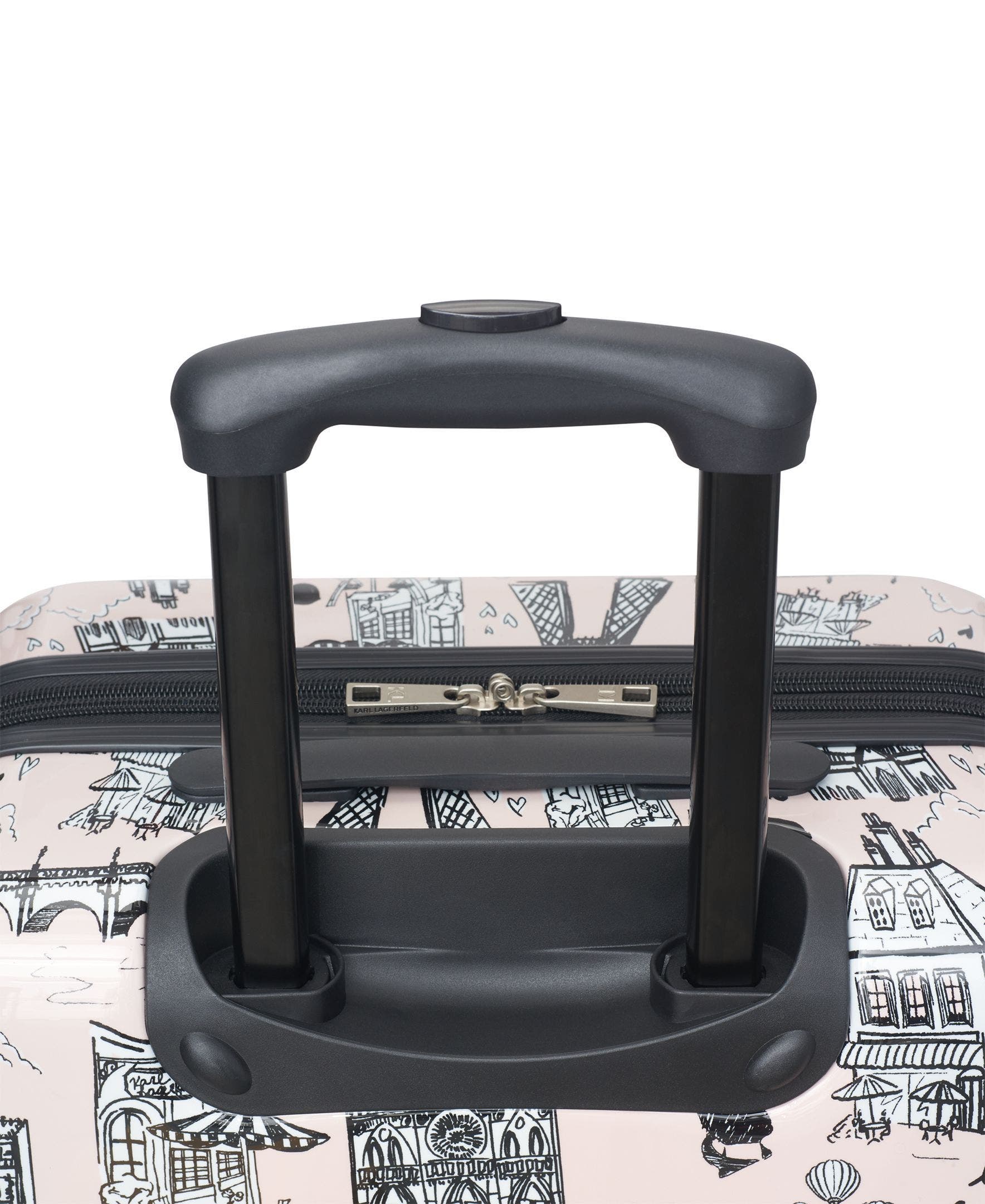 KARL LAGERFELD Karl In Paris 21" Upright Carry On Suitcase, Alternate, color, 