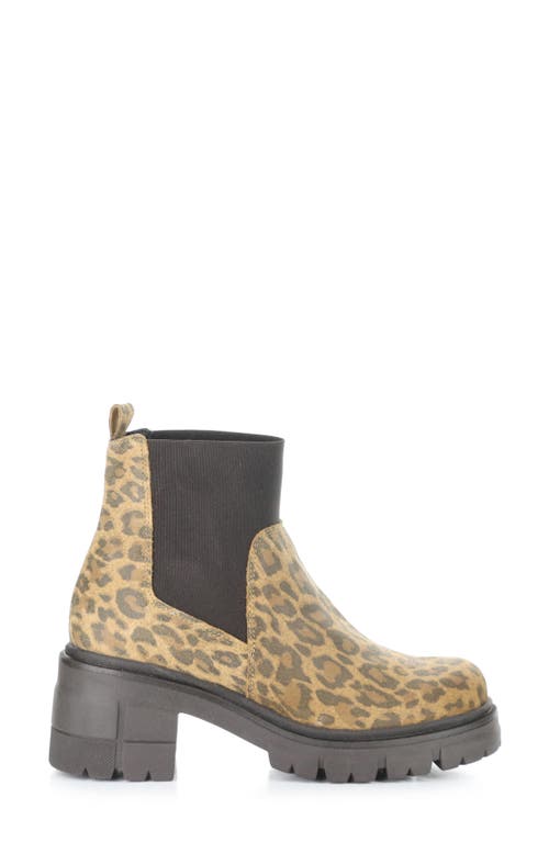 Bos. & Co. Bianc Lug Sole Chelsea Boot In Animal Print