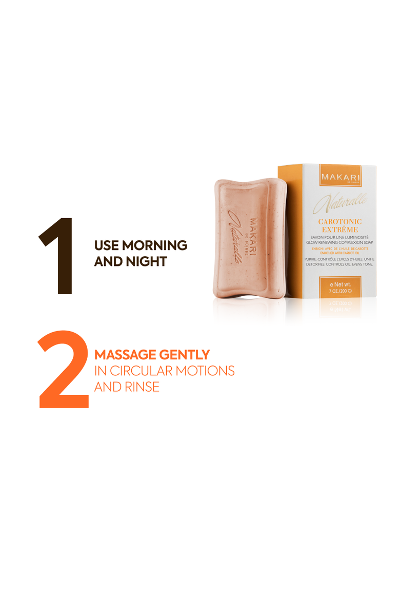 Makari de Suisse Naturalle Carotonic Extreme Glow Renewing Complexion Soap, Alternate, color, NO COLOR