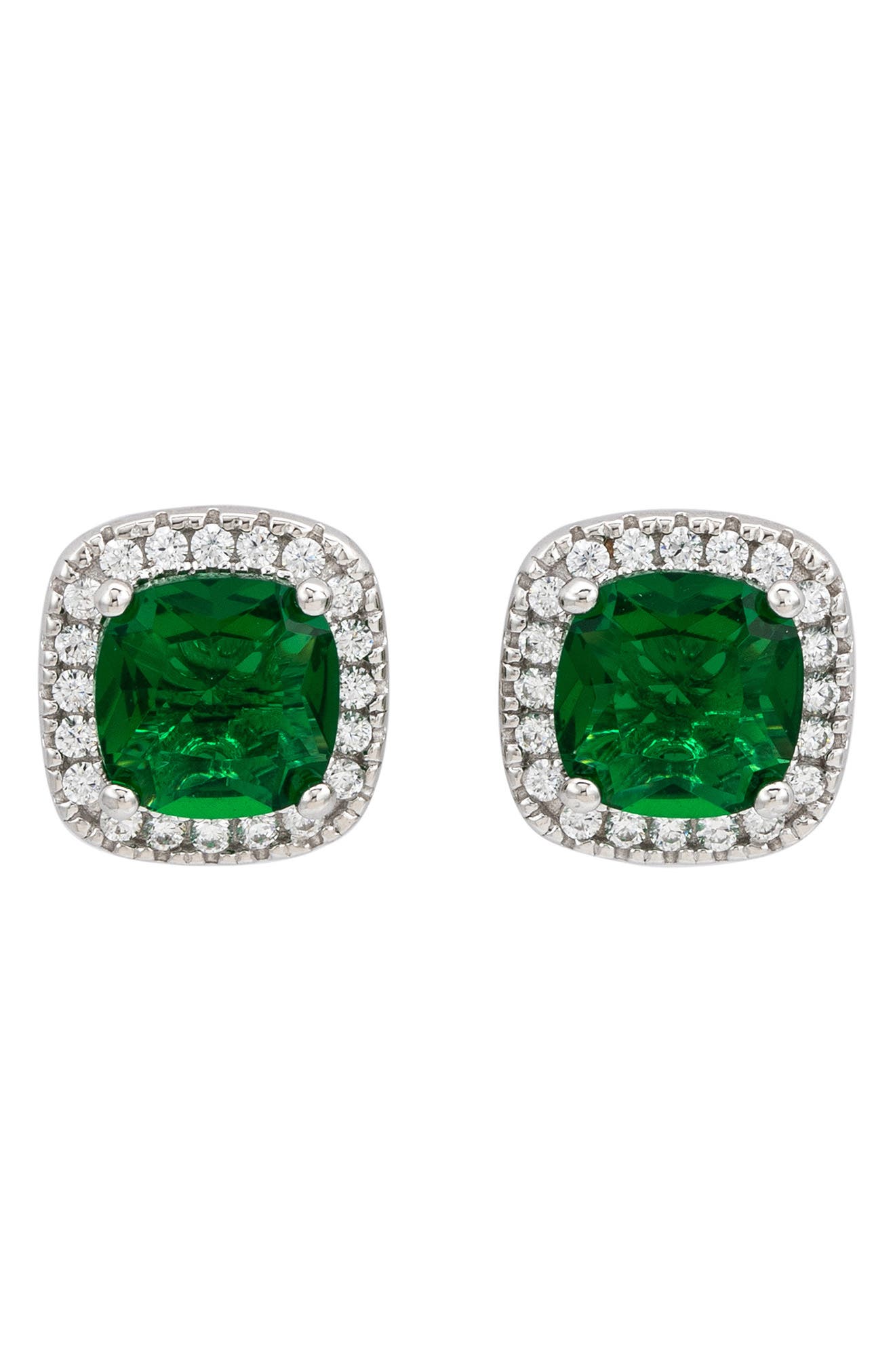 SUZY LEVIAN Cubic Zirconia Halo Stud Earrings