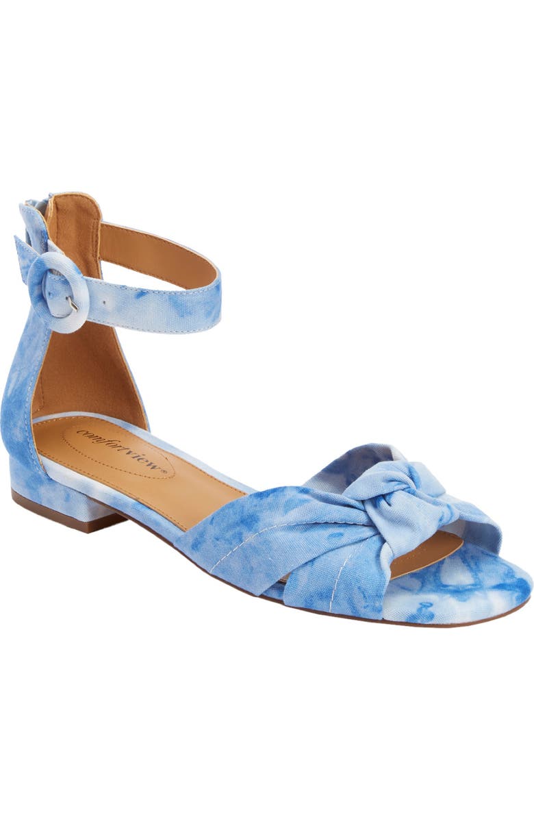 Comfortview The Ansley Sandal, Main, color, Tie Dye