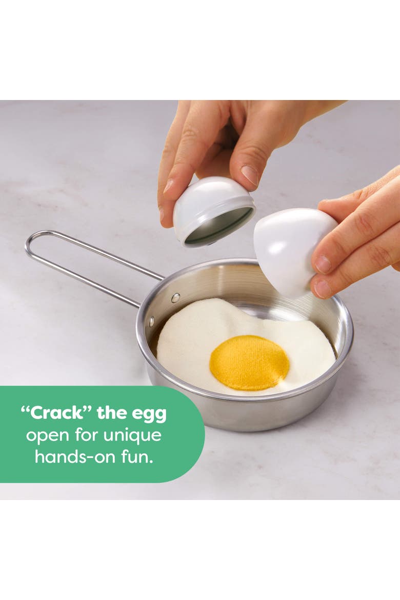 Creative Play Fried Egg & Pan Toy Playset, Alternate, color, Yellow Multi