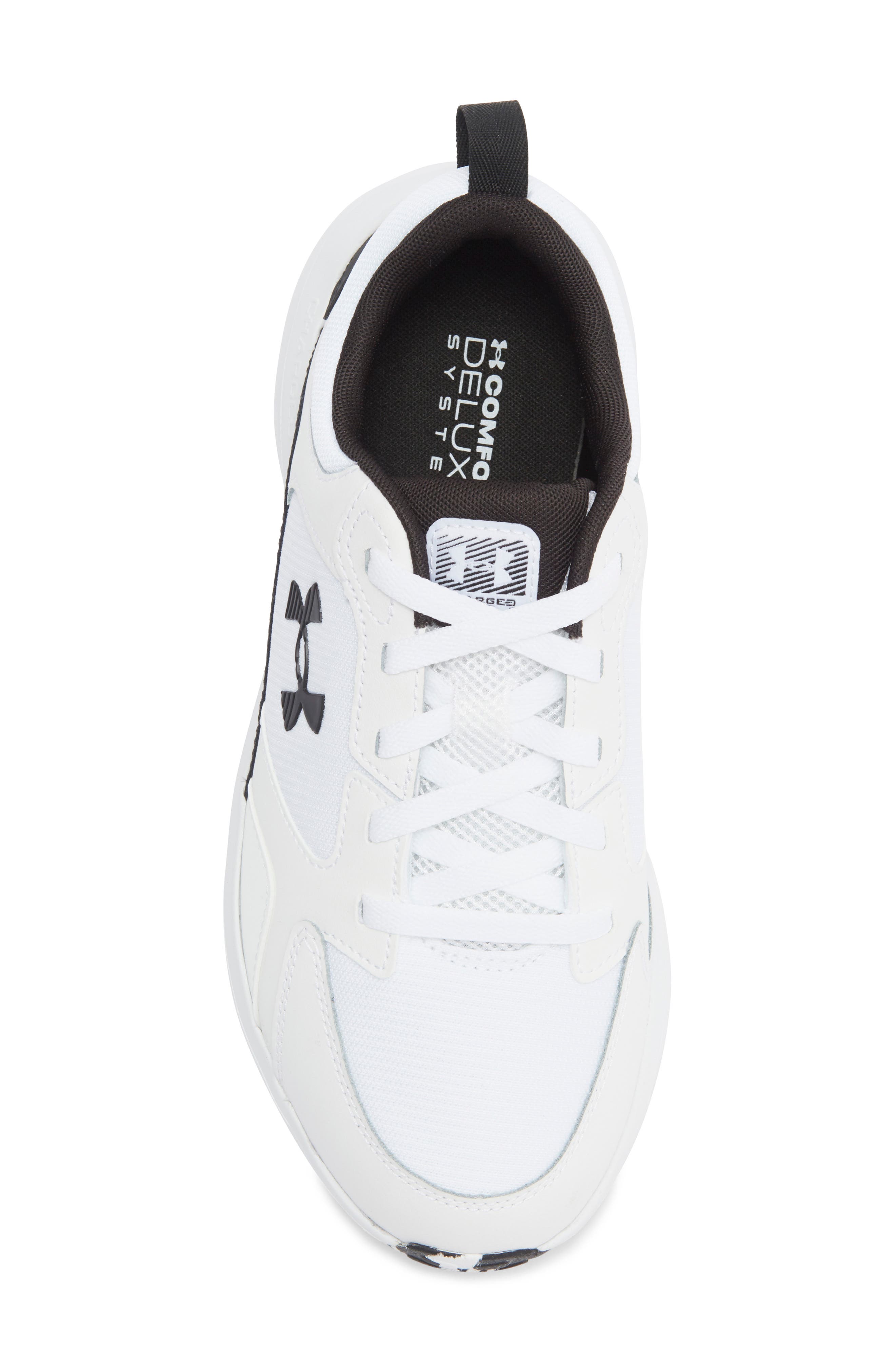 Under Armour Charged Edge 4E Sneaker, Alternate, color, White