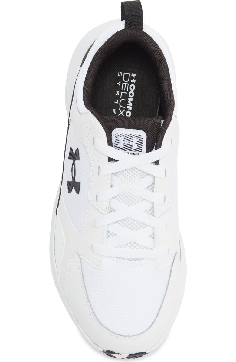 Under Armour Charged Edge 4E Sneaker, Alternate, color, White