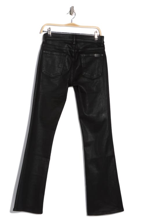 7 For All Mankind High Waist Bootcut Tailorless Jeans In Black
