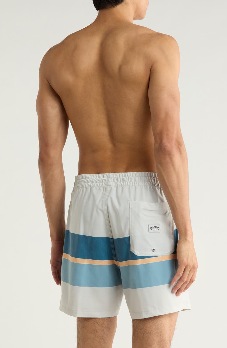 Billabong Good Times Layback Swim Trunks, Alternate, color, Silver