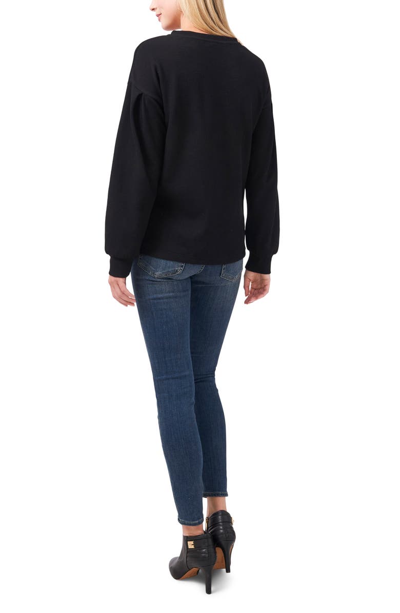 Vince Camuto Pleat Rib Top, Alternate, color,