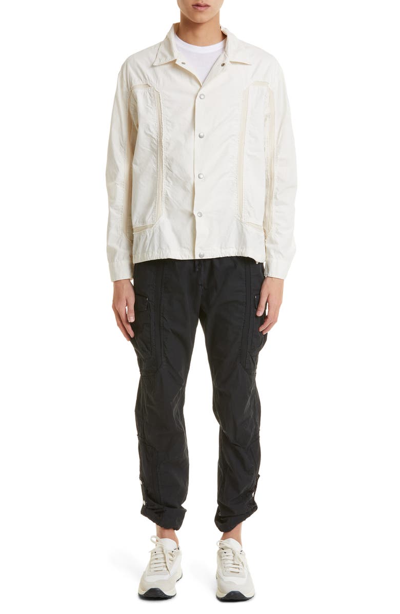 John Elliott Frame Raw Edge Cotton Cargo Pants, Alternate, color, 