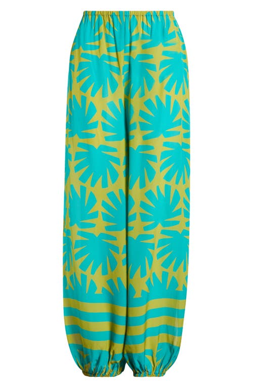 SOLID & STRIPED SOLID & STRIPED THE LACY ABSTRACT PRINT COVER-UP JOGGERS