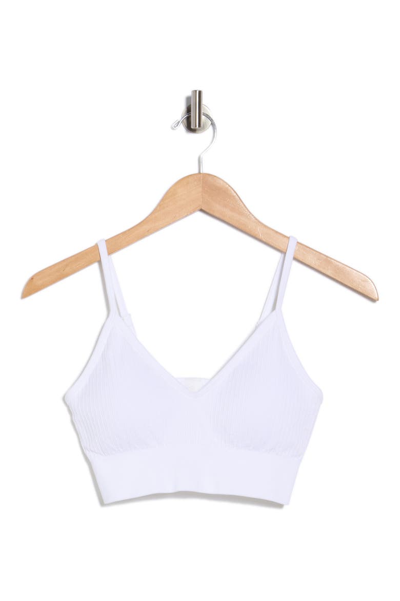 Sweetheart Seamless Sports Bra, Alternate, color, WHITE