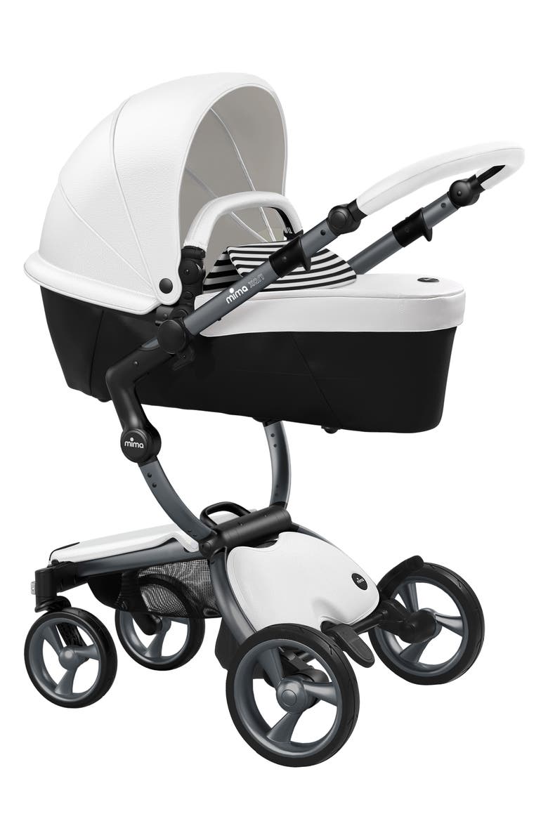 mima Xari Graphite Chassis Stroller with Reversible Reclining Seat & Carrycot, Alternate, color, 