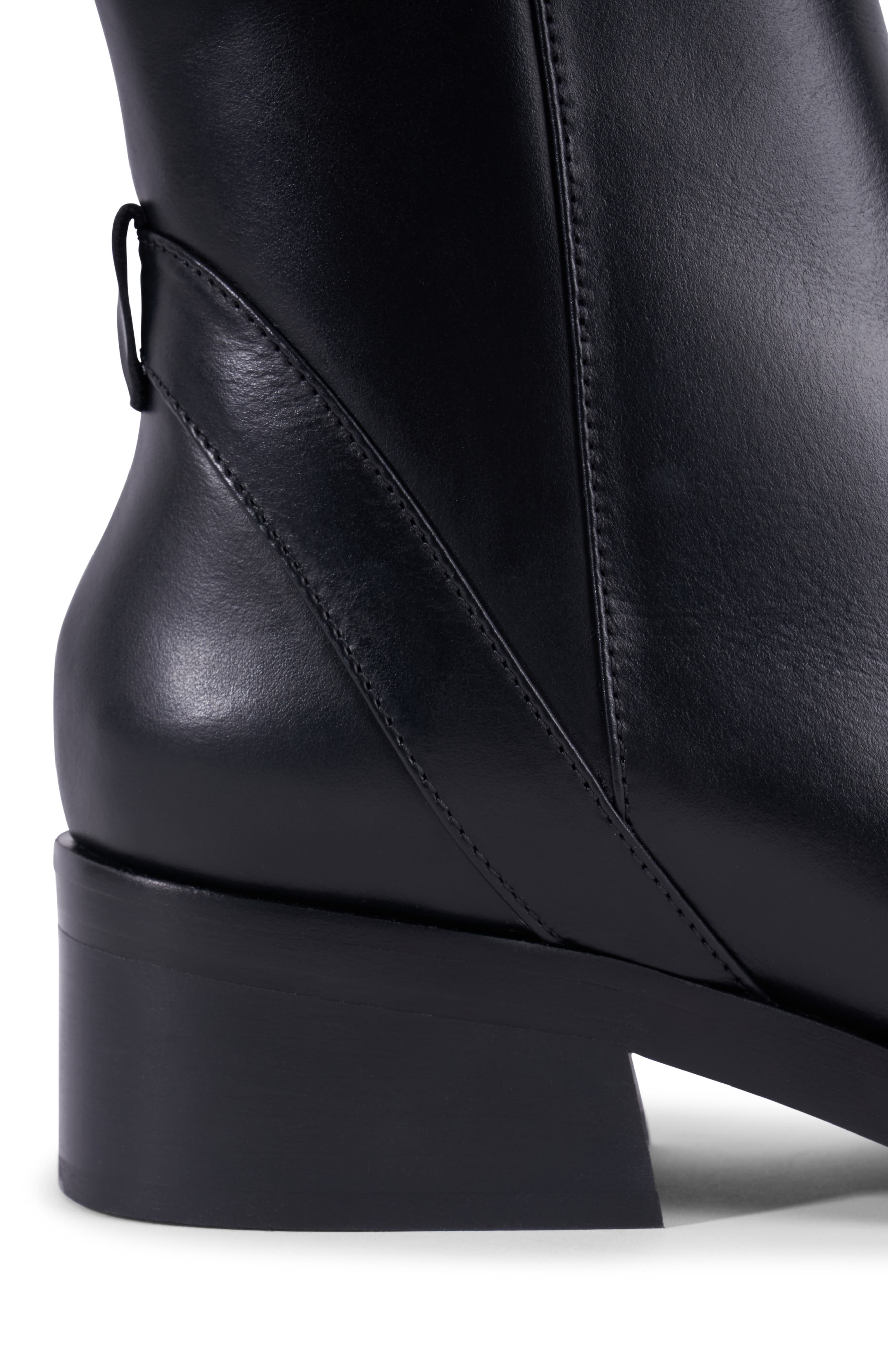 Stinaa.J Charlotte Orthopedic Leather Booties, Alternate, color, Black Leather