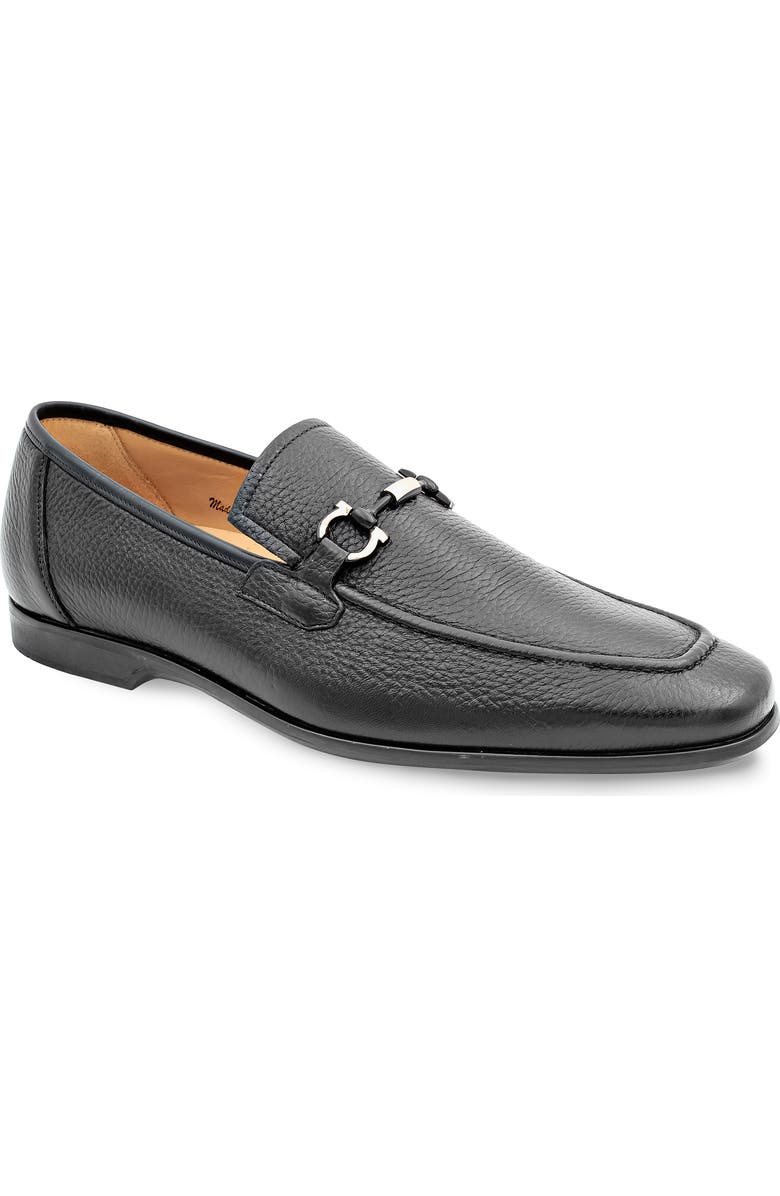 Mezlan Marinelli Bit Loafer, Main, color, Black