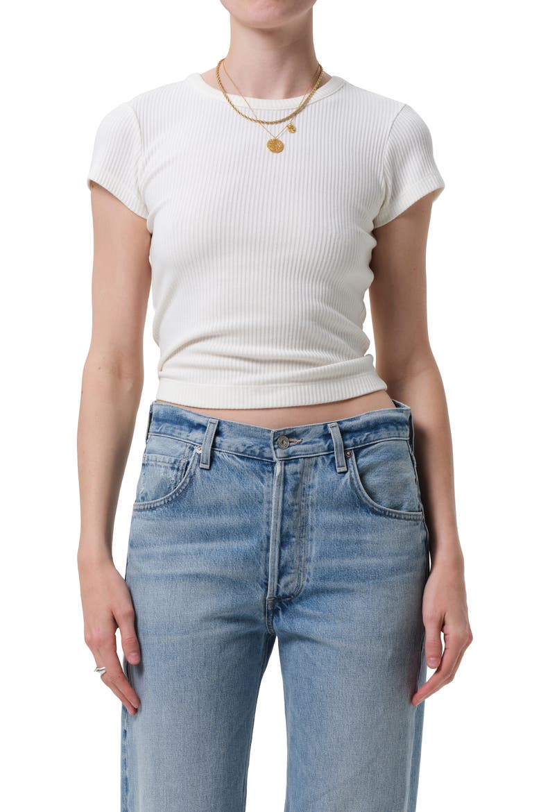 Nello Rib T-Shirt, Main, color, PASHMINA