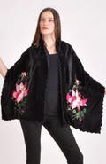 RAAS Hand Embroidered Velvet Scarf
