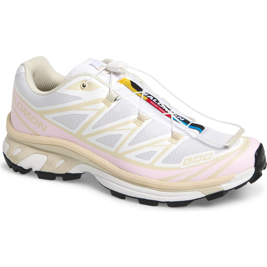 Salomon Gender Inclusive Xt-6 Sneaker In White