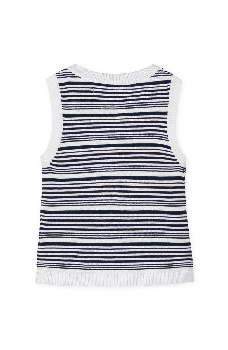 Hope & Henry Kids' Organic Sweater Tank, Alternate, color, Navy And White Stripe