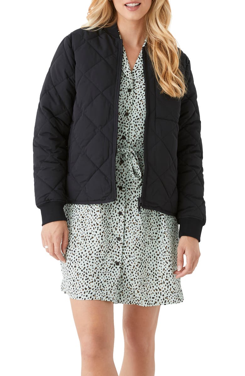 Frank And Oak Skyline Reversible Recycled Polyester Bomber Jacket, Main, color, 