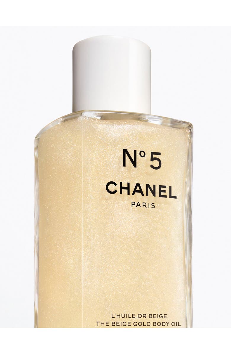 CHANEL N°5 The Beige Gold Body Oil, Alternate, color,