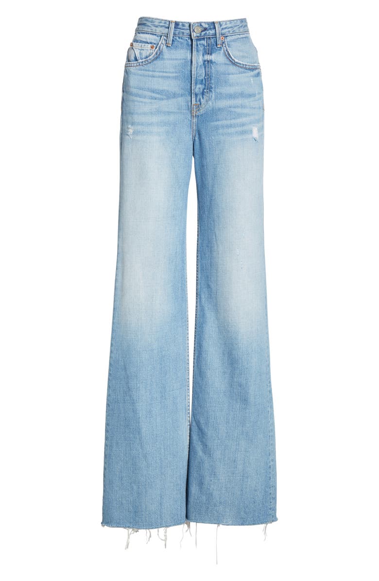 GRLFRND Carla Wide Leg Jeans, Alternate, color, 