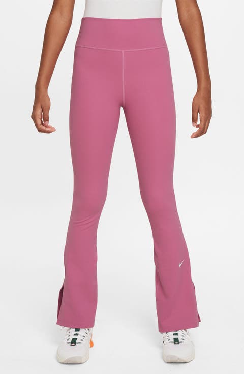 Kids' Nike One Dri-FIT Flare Leggings (Big Kid)