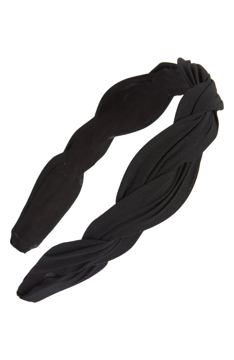Tasha Wave Fabric Headband, Main, color,