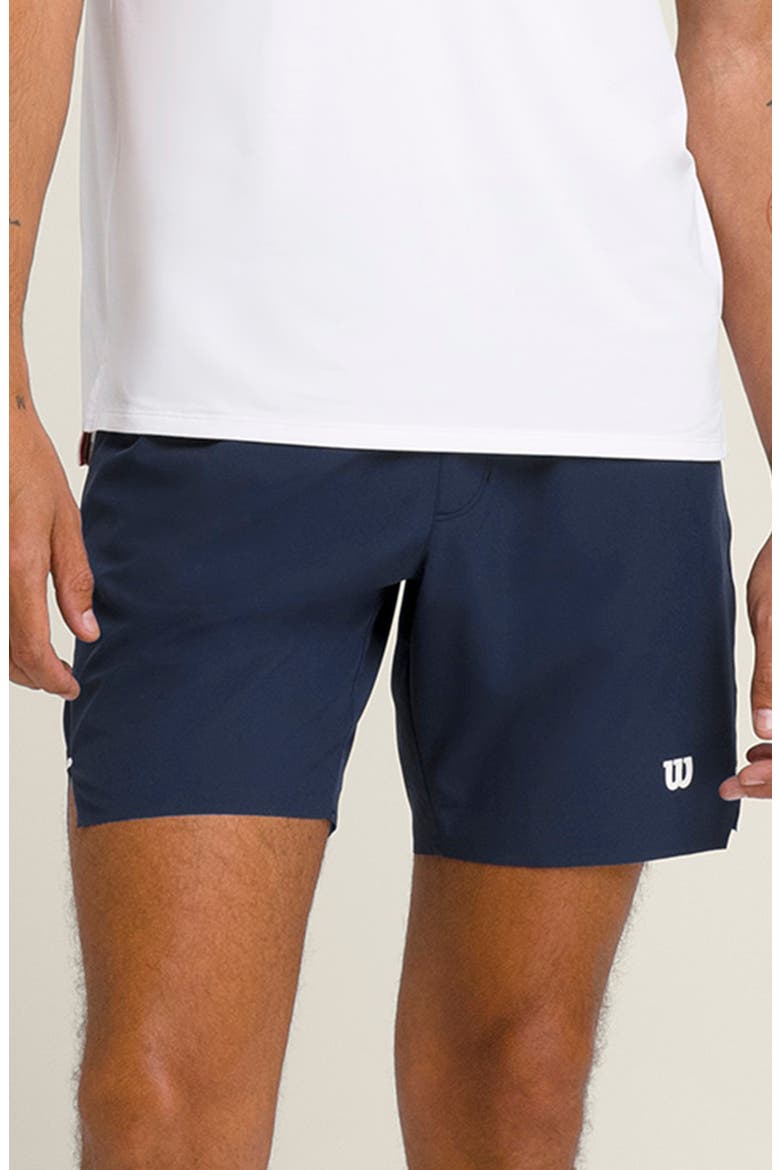 Tournament V2 7-Inch Tennis Shorts, Main, color, CLASSIC NAVY