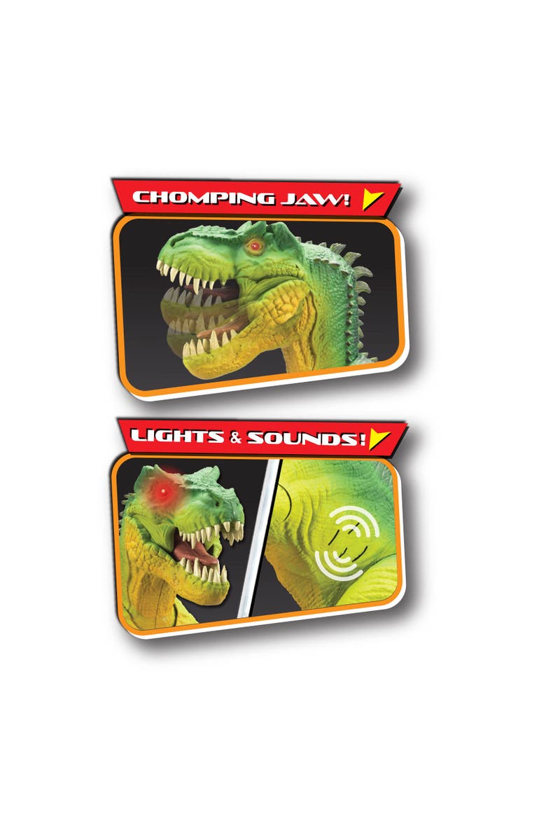 Jurassic Clash Mega Monster! Dino Set, Toy Figure, Batteries Included, Kids, Alternate, color, Green