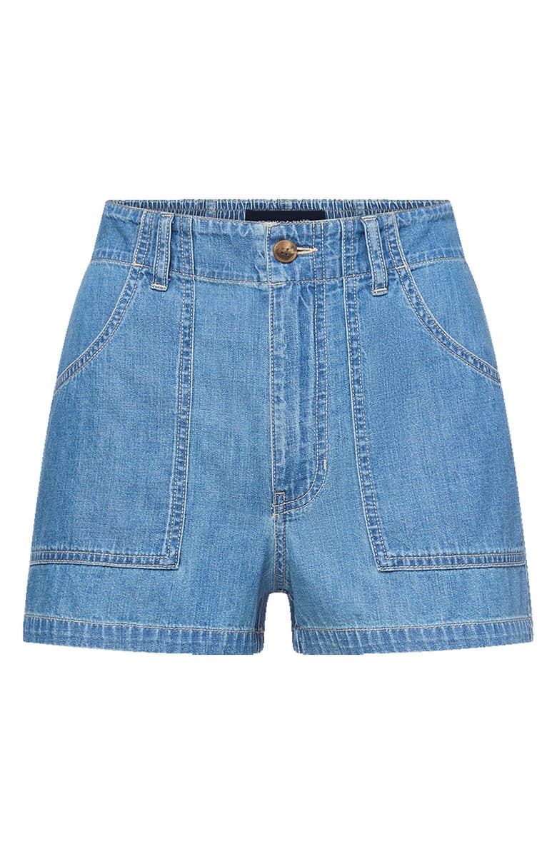 Veronica Beard Sally Denim Shorts, Alternate, color, Good Fortune