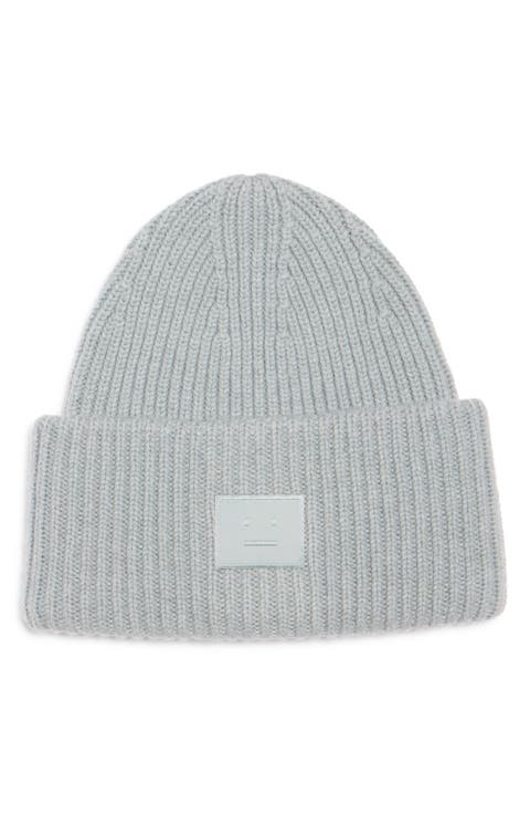 Pansy Face Patch Wool & Yak Hair Blend Beanie